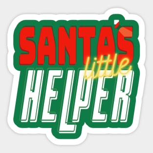 Santa's Little Helper Sticker